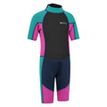 Grape - Lifestyle - Mountain Warehouse Childrens-Kids Contrast Panel Wetsuit