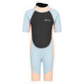 Peach - Front - Mountain Warehouse Childrens-Kids Contrast Panel Wetsuit