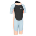 Peach - Lifestyle - Mountain Warehouse Childrens-Kids Contrast Panel Wetsuit