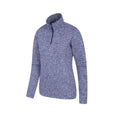 Navy - Side - Mountain Warehouse Womens-Ladies Idris Fleece Top