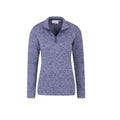 Navy - Lifestyle - Mountain Warehouse Womens-Ladies Idris Fleece Top