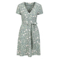 Pale Green - Front - Mountain Warehouse Womens-Ladies Santorini Orchid Wrap Dress