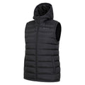 Black - Side - Mountain Warehouse Mens Seasons Hooded Padded Gilet