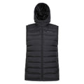 Black - Front - Mountain Warehouse Mens Seasons Hooded Padded Gilet