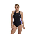 Black - Lifestyle - Animal Womens-Ladies Margot Recycled Polyester One Piece Swimsuit