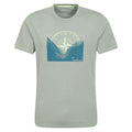 Green - Front - Mountain Warehouse Mens Compass Organic T-Shirt