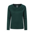 Pale Green - Front - Mountain Warehouse Womens-Ladies Endurance Long-Sleeved Top