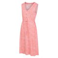 Coral - Side - Mountain Warehouse Womens-Ladies Bahamas Floral Sleeveless Dress