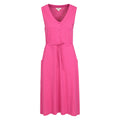 Bright Pink - Front - Mountain Warehouse Womens-Ladies Bahamas Floral Sleeveless Dress