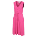 Bright Pink - Side - Mountain Warehouse Womens-Ladies Bahamas Floral Sleeveless Dress