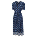 Dark Blue - Side - Mountain Warehouse Womens-Ladies Morocco Midi Dress