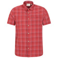 Active Red - Front - Mountain Warehouse Mens Cotton Shirt