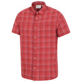 Active Red - Side - Mountain Warehouse Mens Cotton Shirt