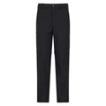 Jet Black - Front - Mountain Warehouse Mens Trek Convertible Trousers