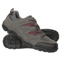 Dark Grey - Front - Mountain Warehouse Mens Outdoor III Suede Walking Shoes