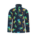 Dark Blue - Front - Mountain Warehouse Childrens-Kids Pursuit Dinosaur Skeleton Half Zip Fleece Top