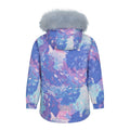 Lilac - Back - Mountain Warehouse Childrens-Kids Ranger All-Over Print Water Resistant Jacket