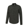 Green - Side - Mountain Warehouse Mens Trace Flannel Long-Sleeved Shirt