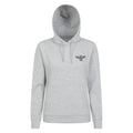 Light Grey - Front - Mountain Warehouse Womens-Ladies Floral Bee Jersey Hoodie