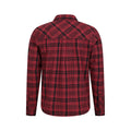 Red - Back - Mountain Warehouse Mens Clyde Checked Shirt