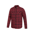 Red - Side - Mountain Warehouse Mens Clyde Checked Shirt