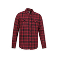 Red - Lifestyle - Mountain Warehouse Mens Clyde Checked Shirt