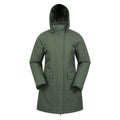 Khaki Brown - Front - Mountain Warehouse Womens-Ladies Rain On Waterproof Padded Jacket