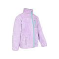 Purple - Lifestyle - Mountain Warehouse Childrens-Kids Cosy Recycled Sherpa Fleece Jacket