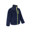 Navy - Lifestyle - Mountain Warehouse Childrens-Kids Cosy Recycled Sherpa Fleece Jacket