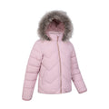 Pink - Lifestyle - Mountain Warehouse Childrens-Kids Galaxy Short Padded Jacket