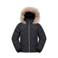 Black - Front - Mountain Warehouse Childrens-Kids Galaxy Short Padded Jacket