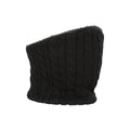 Black - Front - Mountain Warehouse Womens-Ladies Faux Fur Lined Neck Warmer