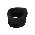 Black - Lifestyle - Mountain Warehouse Womens-Ladies Faux Fur Lined Neck Warmer