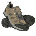 Khaki - Front - Mountain Warehouse Mens Adventure Waterproof Walking Shoes