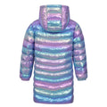 Iridescent - Back - Mountain Warehouse Childrens-Kids Florence Longline Padded Jacket