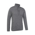 Grey - Lifestyle - Mountain Warehouse Mens Helford Half Zip Fleece Top