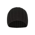 Black - Lifestyle - Mountain Warehouse Mens Faux Fur Lined Beanie