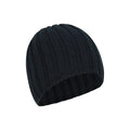 Navy - Front - Mountain Warehouse Mens Faux Fur Lined Beanie