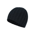 Navy - Side - Mountain Warehouse Mens Faux Fur Lined Beanie