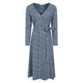 Dark Blue - Front - Mountain Warehouse Womens-Ladies Santorini Dotted Long-Sleeved Midi Dress