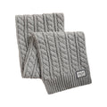 Grey - Back - Animal Womens-Ladies Becky Knitted Scarf