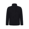 Black - Back - Mountain Warehouse Mens Ted Borg Half Zip Fleece Top