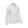 Beige - Side - Mountain Warehouse Womens-Ladies Evie Full Zip Fleece Jacket