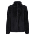 Black - Front - Mountain Warehouse Womens-Ladies Teddy Fleece Full Zip Jacket