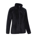 Black - Side - Mountain Warehouse Womens-Ladies Teddy Fleece Full Zip Jacket