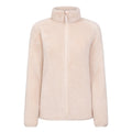 Beige - Front - Mountain Warehouse Womens-Ladies Teddy Fleece Full Zip Jacket