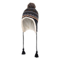 Navy - Side - Mountain Warehouse Mens Nordic Sherpa Lined Trapper Hat