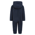 Navy - Back - Mountain Warehouse Childrens-Kids Aspen Borg Fleece Lined Snowsuit