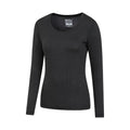 Black - Side - Mountain Warehouse Womens-Ladies Keep The Heat Isotherm Base Layer Set