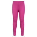 Bright Pink - Close up - Mountain Warehouse Childrens-Kids Talus Plain Base Layer Set